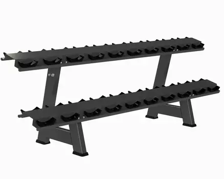 Стойка для гантелей двухъярусная (на 10 пар гантелей) Original Fit.Tools FT-HDR-20