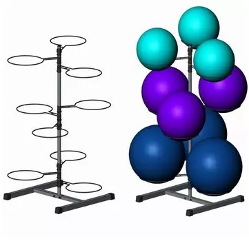 Стойка для гимнастических мячей V-Sport ST-918