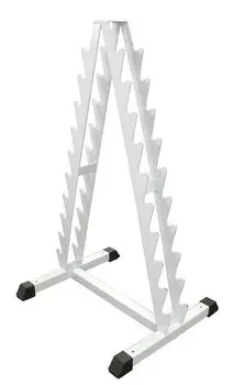 Стойка для хранения хромированных гантелей фитнес на 10 пар Spektr Sport