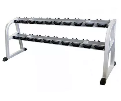 Стойка для хранения профессиональных гантелей на 10 пар MB Barbell MB 1.16 черный