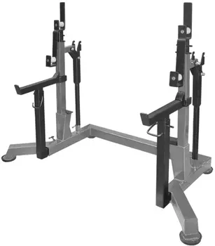 Стойка для пауэрлифтинга (домкратная) со страховочными упорами Glav 13.7120