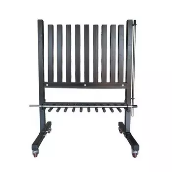 Стойка для виниловых гантелей вертикальная мобильная до 50 пар OKPRO OK0007