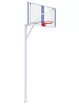 Стойка стационарная с профессиональным щитом из оргстекла 15 мм и массовым кольцом Glav 01.1009