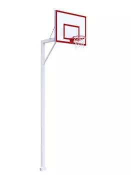 Стойка стационарная с щитом из фанеры на металлическом каркасе с усиленным кольцом Glav 01.1048