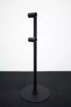 Стойки 2-х уровневого мобильного (переносного) хореографического станка Poleaction Элегант (пара) 710 черные