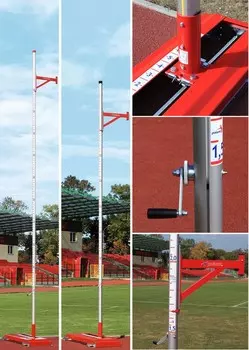Стойки для прыжков Polanik с шестом тренировочные CLUB, 160-450 см STT45-S293