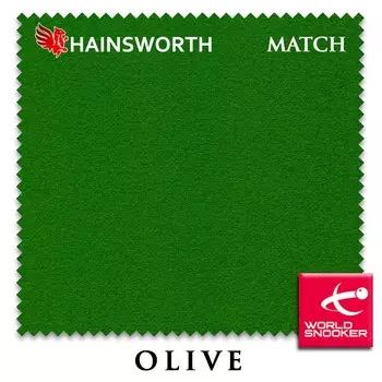 Сукно Hainsworth Match Snooker 195см Olive