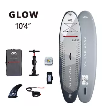 SUP-доска 315х79х15см, Ambient Light System, киль, лиш, до 140кг Aqua Marina Glow BT-24GL