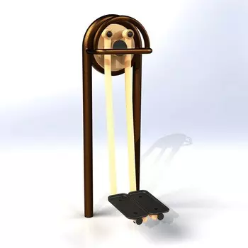 Сведение и разведение ног уличный тренажер Hercules А-0101