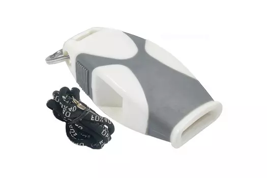 Свисток FOX 40 Sharx судейский, на шнурке E42614 белый