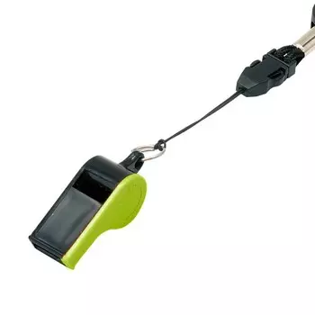 Свисток пластмассовый с шариком Mikasa WH-10BKY черно-желтый