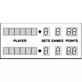 Табло электронное для большого тенниса 180x80x4,4 Glav 11.500