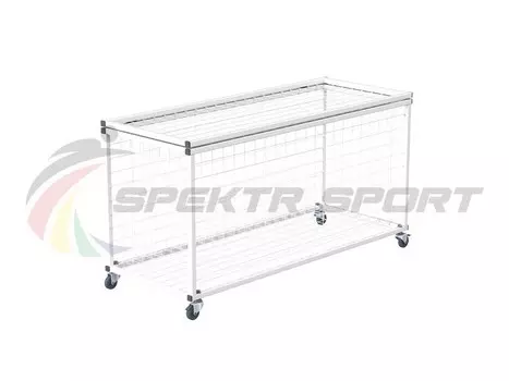 Тележка для мячей и спорт. инвентаря 113х45х54 см Spektr Sport (разборная)