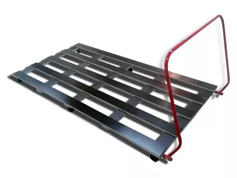 Тележка для перевозки спортивных снарядов на металлической раме ФСИ 4795