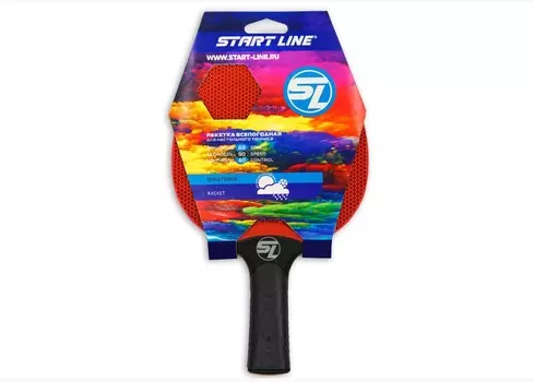 Теннисная ракетка plastic Start line 21121P red