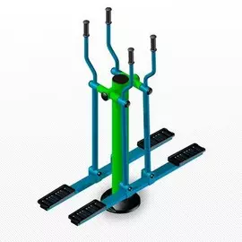 Тренажер уличный детский Лыжники Spektr Sport ТДС-202