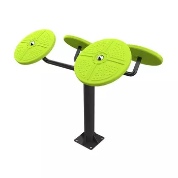 Тренажер уличный, для мышц плечевого пояса (большие тарелки) Zavodsporta Smart-1002