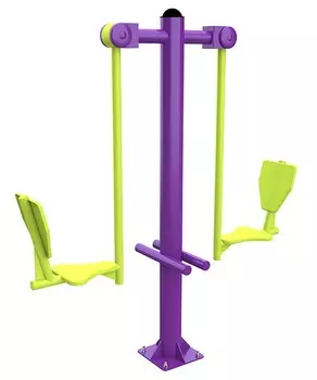 Тренажер уличный Жим ногами (двусторонний) Zavodsporta Smart-1023