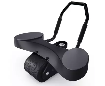 Тренажёр для пресса, с ковриком 34х 17x0,6cм DFC AB Roller SND-Blck черный