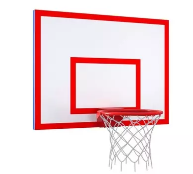 Тренировочный щит из фанеры на металлическом каркасе с любительским кольцом Glav 01.923