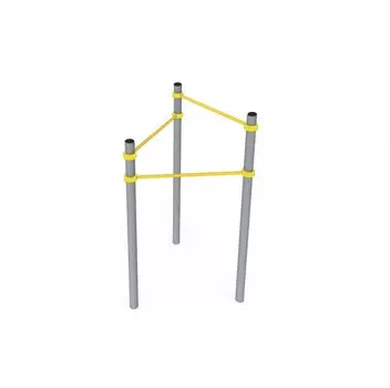 Треугольник турников (стационарный с хомутами) Hercules W-2.6.4. 3465