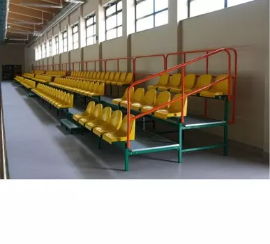 Трибуна сборно-разборная стационарная трехрядная Hercules 2236 T-3