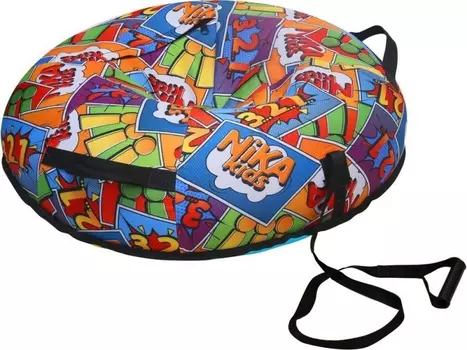 Тюбинг 100см (Чехол 107см), с камерой Ника ТБ5К ТБ5К-100/32 Рипстон комиксы, инд.упаковка