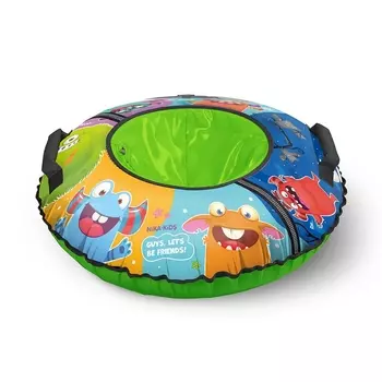 Тюбинг 70см (Чехол 78см), с камерой Ника ТБ3К ТБ3К-70/МН Монстрики, инд.упаковка