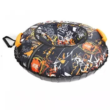 Тюбинг 95см (Чехол 105см), с камерой Ника ТБ2К Граффити ТБ2К-95/ГО оранжевый, инд.упаковка