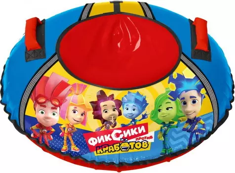 Тюбинг Ника ТБ1 90см. Фиксики Голубой с камерой, ТБ1-90/Ф