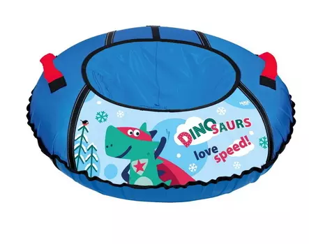 Тюбинг Ника ТБ1КР, 70см Динозавр Белый/Зеленый ТБ1КР-70/Д