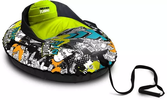 Тюбинг Ника ТБМ1, 78x94см Овальный Машинка Граффити ТБМ1/Г2