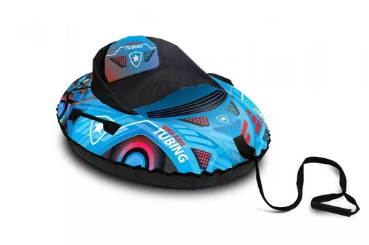 Тюбинг Ника ТБМ2 78x94см Овальный Машинка Голубой ТБМ2/Г2