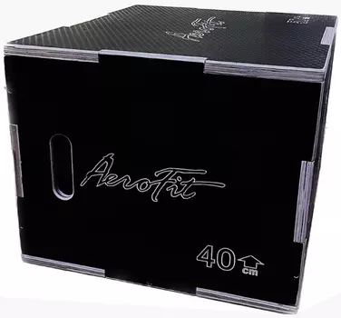 Тумба для запрыгивания Плиобокс 40х50х60см Aerofit AFPBB-M черный