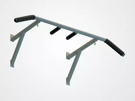 Турник настенный разборный Spektr Sport Акцент, серый