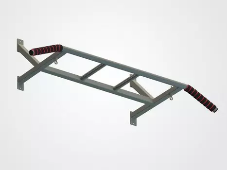 Турник настенный Spektr Sport Классик 1, серый