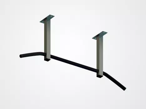 Турник потолочный 40см Spektr Sport Атлант 1, серый