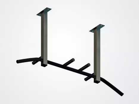 Турник потолочный 60см Spektr Sport Атлант 4, серый