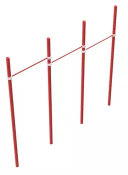 Турник трехуровневый Glav 14.200.03