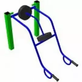 Уличный тренажер взрослый Штанга с изменяемой нагрузкой Spektr Sport ТС 142