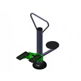 Уличный тренажер взрослый Степ + Диск для двоих Spektr Sport ТС 236