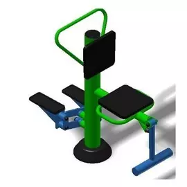 Уличный тренажер взрослый Степ + Флекс для двоих Spektr Sport ТС 233