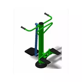 Уличный тренажер взрослый Степ+Маятник для двоих Spektr Sport ТС 226