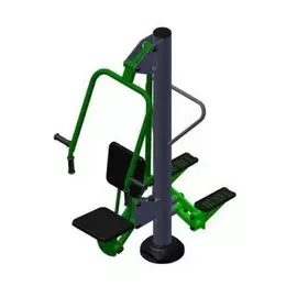 Уличный тренажер взрослый Степ + Жим от груди для двоих Spektr Sport ТС 239