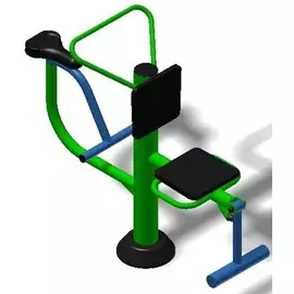 Уличный тренажер взрослый Твист+Флекс для двоих Spektr Sport ТС 231