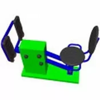 Уличный тренажер взрослый Жим ногами для одного Spektr Sport ТС 159