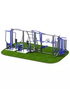 Уличный тренажерный комплекс на раме ARMS INVAR410