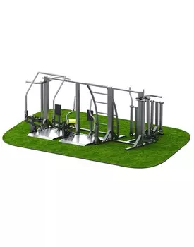 Уличный тренажерный комплекс на раме ARMS INVAR411