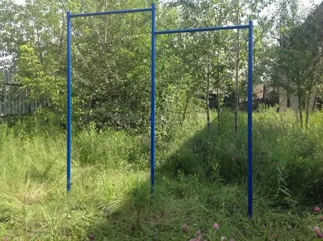 Уличный турник двухуровневый Городок