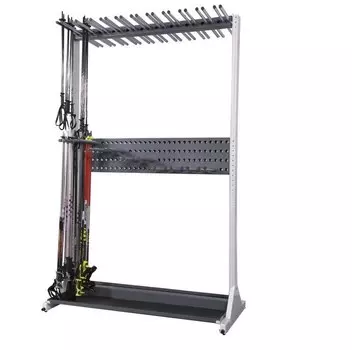 Универсальный двухсторонний стеллаж для 22 пар лыж и палок Hercules 4359